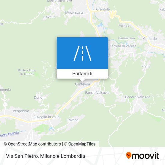 Mappa Via San Pietro