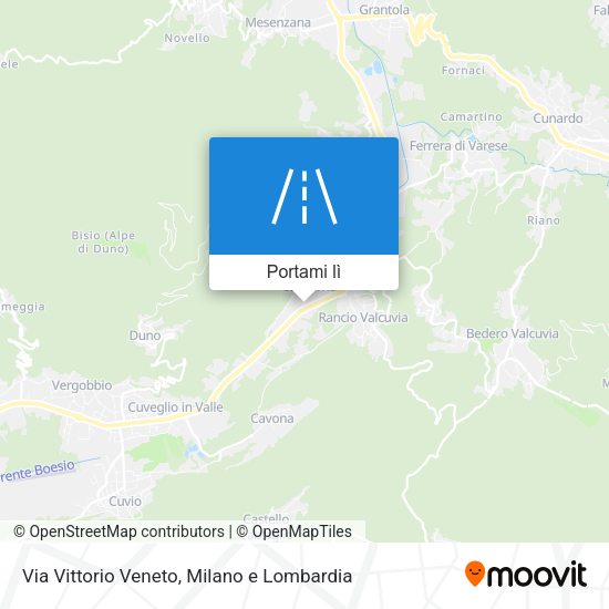 Mappa Via Vittorio Veneto
