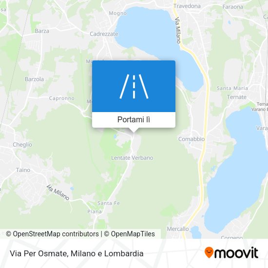 Mappa Via Per Osmate