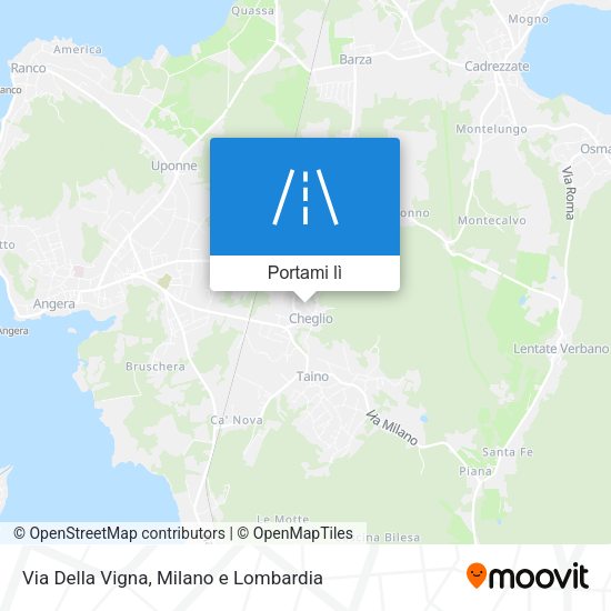 Mappa Via Della Vigna