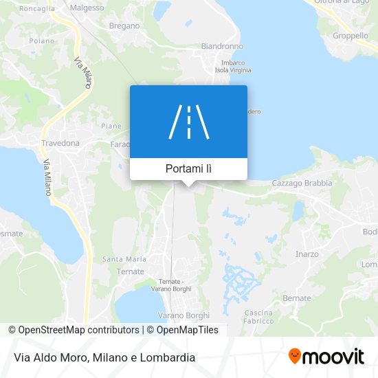 Mappa Via Aldo Moro