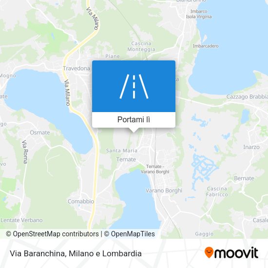 Mappa Via Baranchina