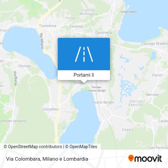 Mappa Via Colombara