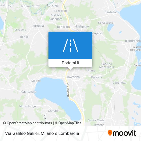 Mappa Via Galileo Galilei
