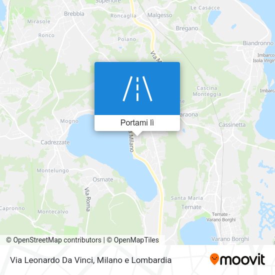 Mappa Via Leonardo Da Vinci