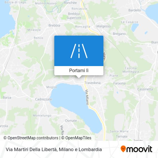 Mappa Via Martiri Della Libertà