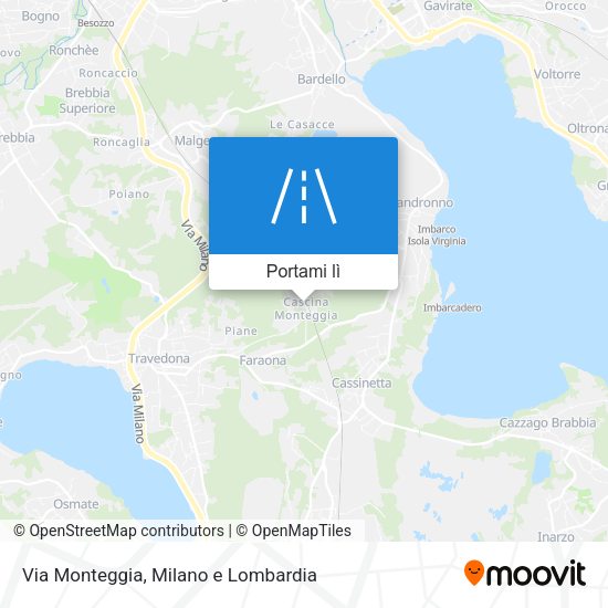 Mappa Via Monteggia