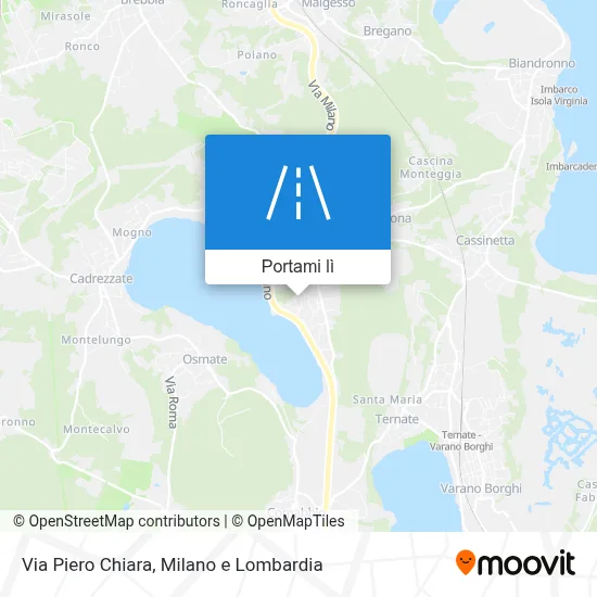 Mappa Via Piero Chiara