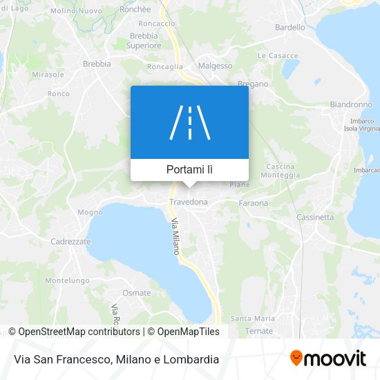 Mappa Via San Francesco
