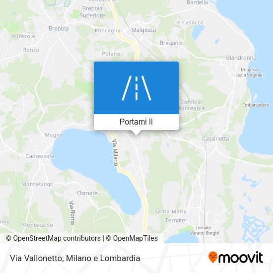 Mappa Via Vallonetto