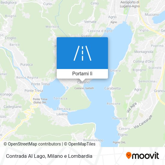Mappa Contrada Al Lago