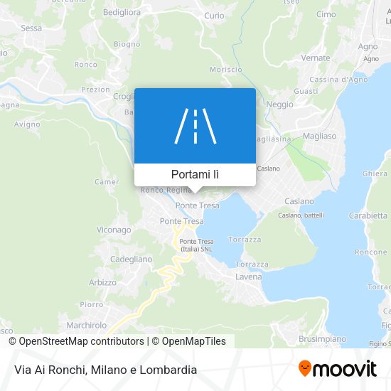 Mappa Via Ai Ronchi