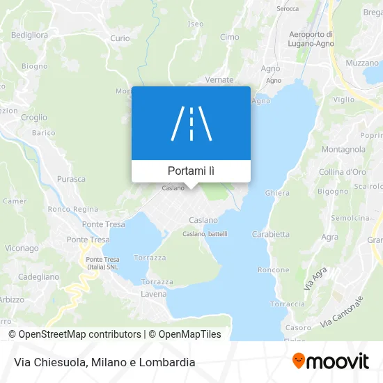 Mappa Via Chiesuola