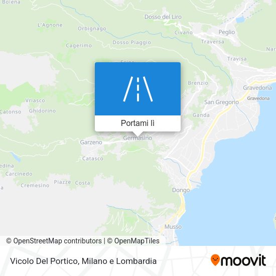 Mappa Vicolo Del Portico