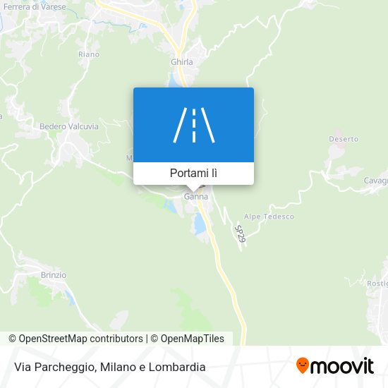 Mappa Via Parcheggio
