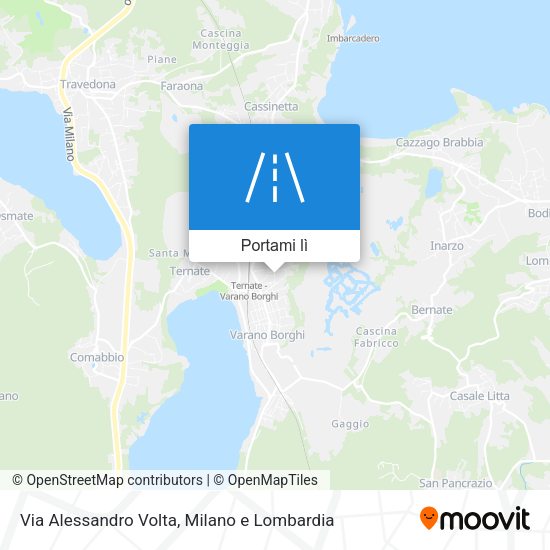 Mappa Via Alessandro Volta