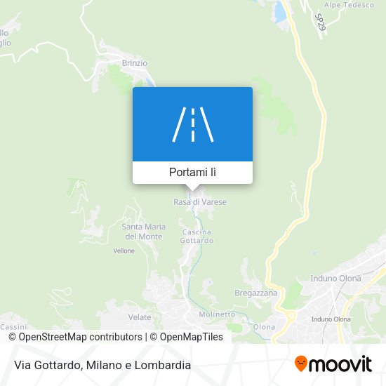 Mappa Via Gottardo