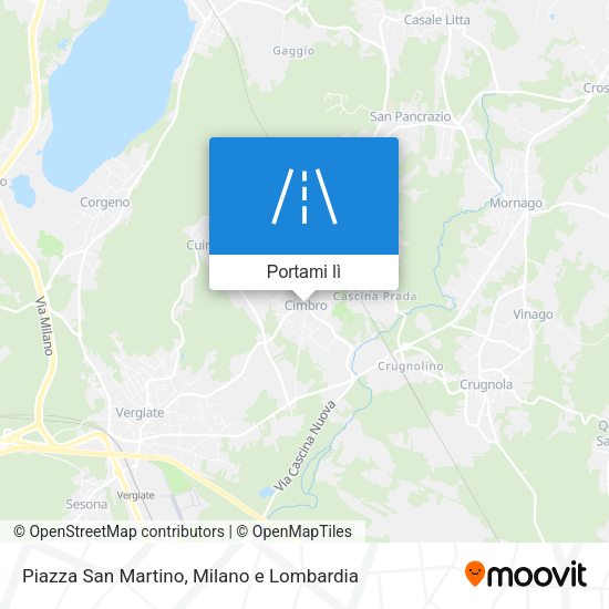 Mappa Piazza San Martino