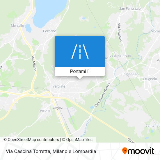 Mappa Via Cascina Torretta