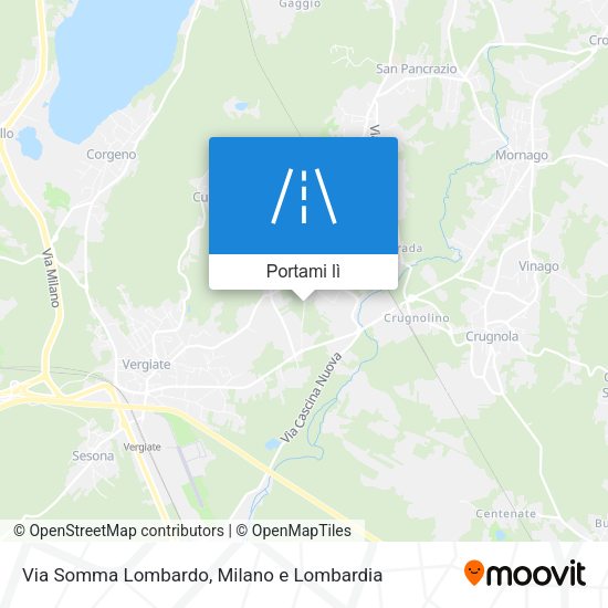 Mappa Via Somma Lombardo