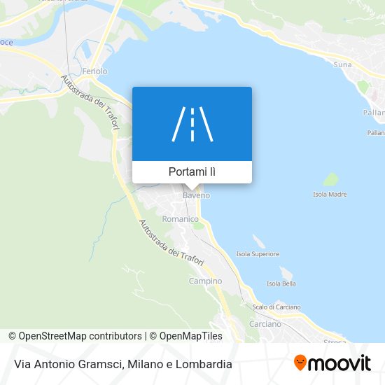 Mappa Via Antonio Gramsci