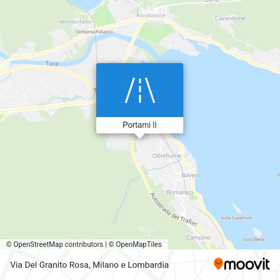 Mappa Via Del Granito Rosa