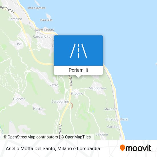 Mappa Anello Motta Del Santo