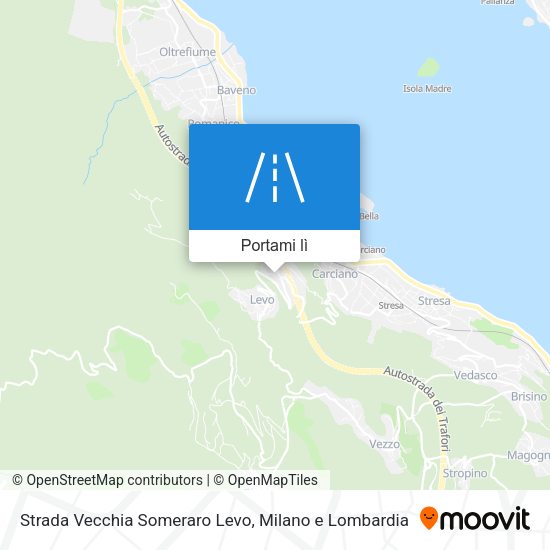Mappa Strada Vecchia Someraro Levo