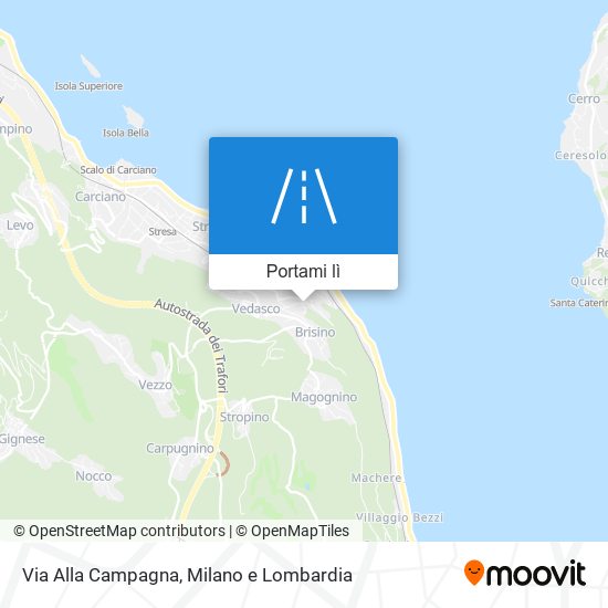 Mappa Via Alla Campagna
