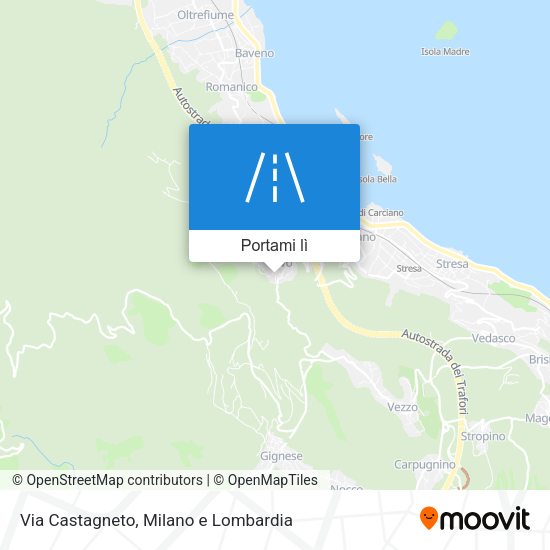 Mappa Via Castagneto
