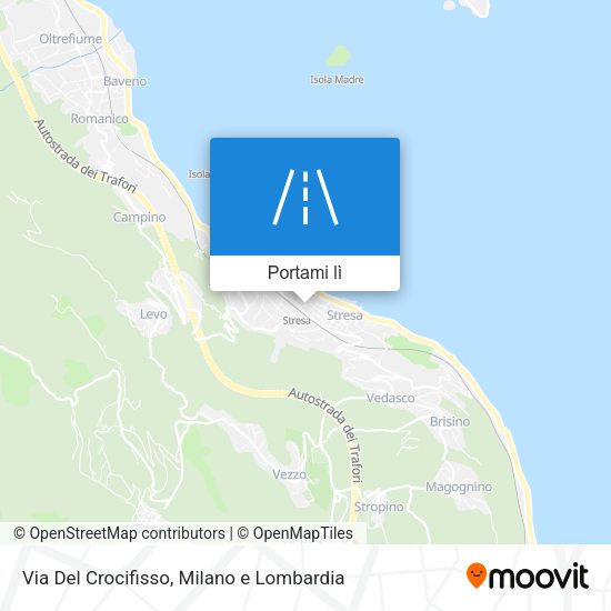 Mappa Via Del Crocifisso