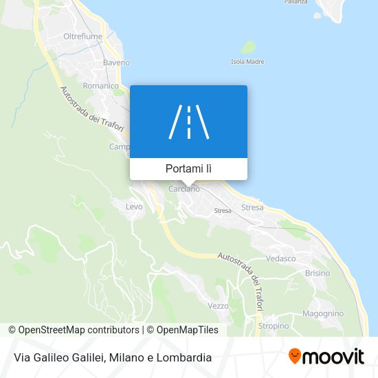 Mappa Via Galileo Galilei