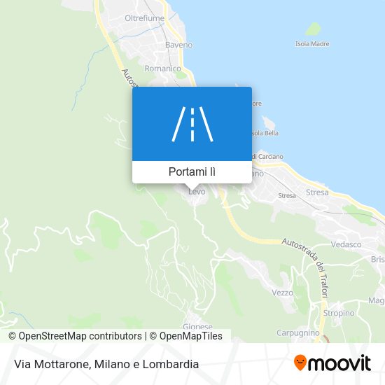 Mappa Via Mottarone