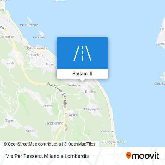 Mappa Via Per Passera