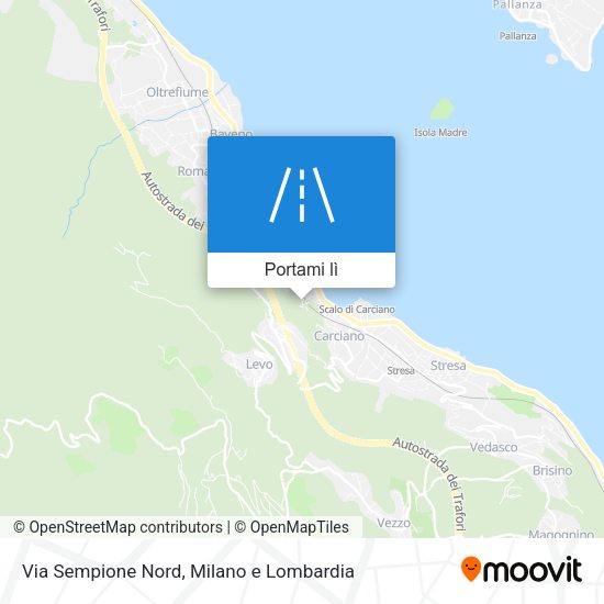 Mappa Via Sempione Nord