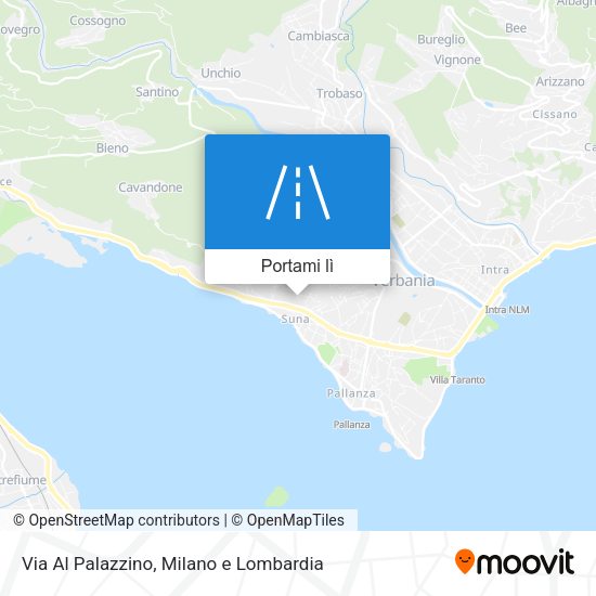 Mappa Via Al Palazzino