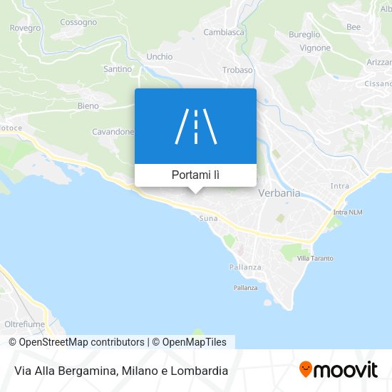 Mappa Via Alla Bergamina