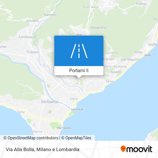 Mappa Via Alla Bolla