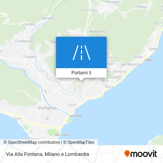 Mappa Via Alla Fontana