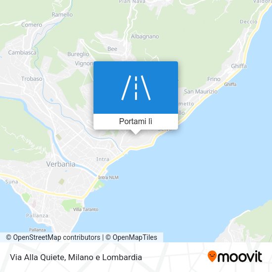Mappa Via Alla Quiete