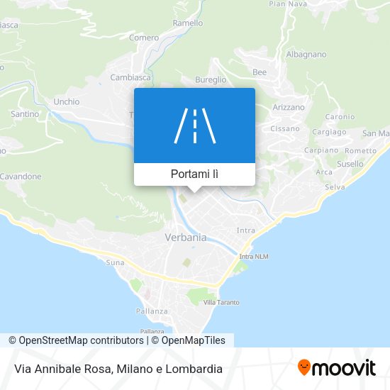 Mappa Via Annibale Rosa