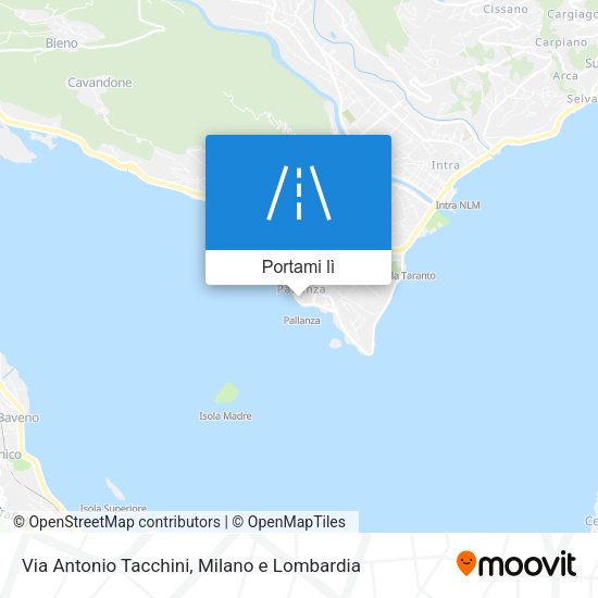 Mappa Via Antonio Tacchini