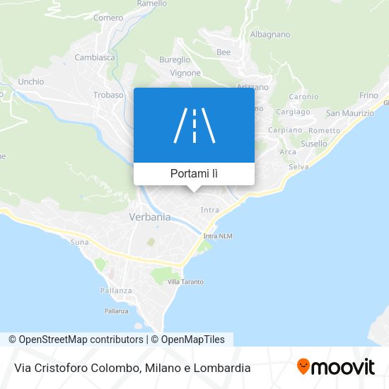 Mappa Via Cristoforo Colombo