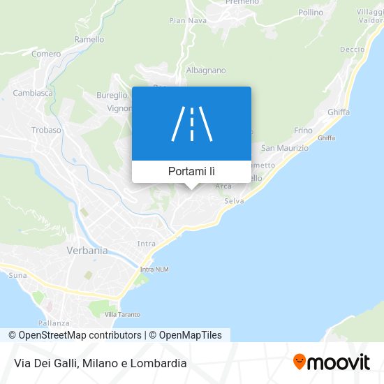 Mappa Via Dei Galli