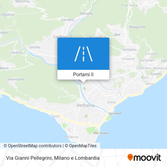 Mappa Via Gianni Pellegrini