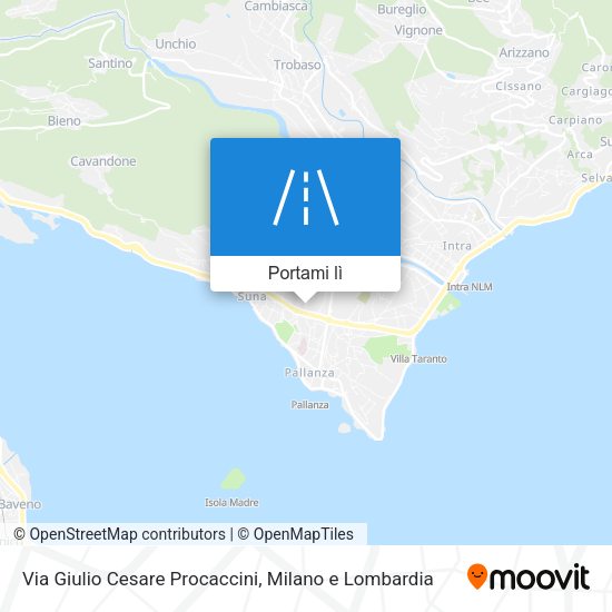 Mappa Via Giulio Cesare Procaccini