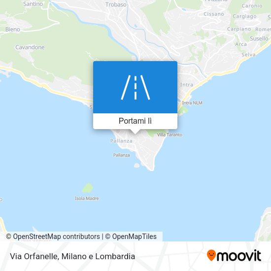 Mappa Via Orfanelle