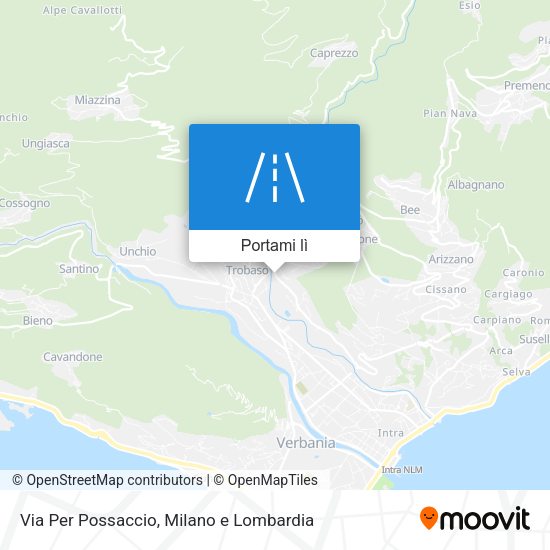 Mappa Via Per Possaccio