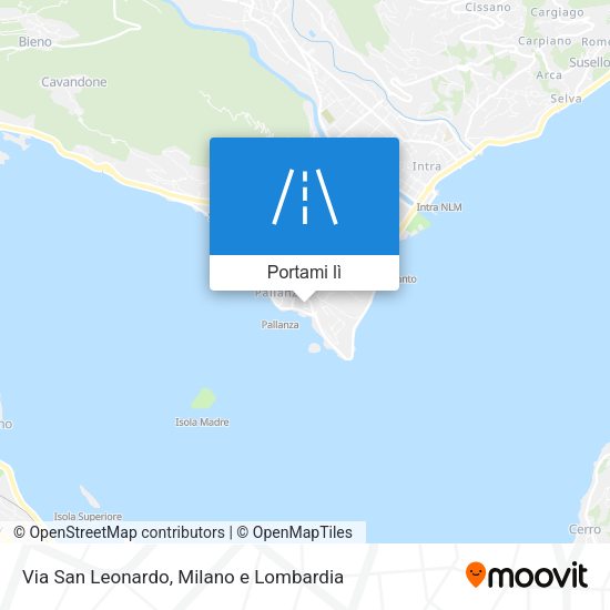 Mappa Via San Leonardo