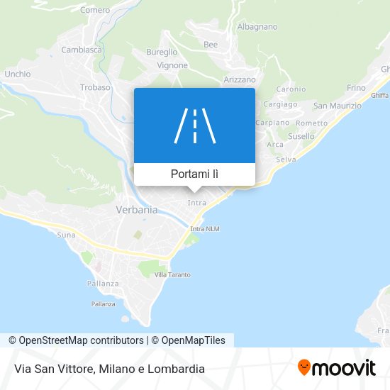 Mappa Via San Vittore